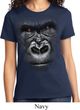 Ladies Gorilla Shirt Big Gorilla Face Tee T-Shirt