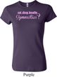 Ladies Gymnast Shirt Eat Sleep Breathe Gymnastics Crewneck Tee T-Shirt