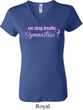 Ladies Gymnast Shirt Eat Sleep Breathe Gymnastics V-neck Tee T-Shirt