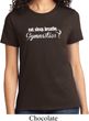 Ladies Gymnast Shirt White Eat Sleep Breathe Gymnastics Tee T-Shirt