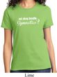 Ladies Gymnast Shirt White Eat Sleep Breathe Gymnastics Tee T-Shirt