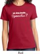 Ladies Gymnast Shirt White Eat Sleep Breathe Gymnastics Tee T-Shirt