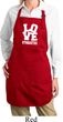 Ladies Gymnastics Apron Love Gymnastics Full Length Apron with Pockets