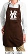 Ladies Gymnastics Apron Love Gymnastics Full Length Apron with Pockets