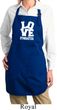 Ladies Gymnastics Apron Love Gymnastics Full Length Apron with Pockets