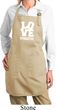 Ladies Gymnastics Apron Love Gymnastics Full Length Apron with Pockets