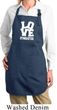 Ladies Gymnastics Apron Love Gymnastics Full Length Apron with Pockets