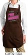 Ladies Gymnastics Apron Pretty in Pink Full Length Apron with Pockets