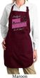 Ladies Gymnastics Apron Pretty in Pink Full Length Apron with Pockets