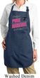 Ladies Gymnastics Apron Pretty in Pink Full Length Apron with Pockets