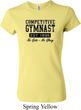 Ladies Gymnastics Shirt Competitive Gymnast Crewneck Tee T-Shirt
