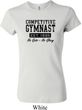 Ladies Gymnastics Shirt Competitive Gymnast Crewneck Tee T-Shirt