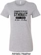 Ladies Gymnastics Shirt Competitive Gymnast Longer Length Tee T-Shirt