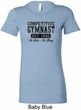 Ladies Gymnastics Shirt Competitive Gymnast Longer Length Tee T-Shirt