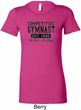 Ladies Gymnastics Shirt Competitive Gymnast Longer Length Tee T-Shirt