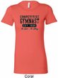 Ladies Gymnastics Shirt Competitive Gymnast Longer Length Tee T-Shirt