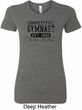 Ladies Gymnastics Shirt Competitive Gymnast Longer Length Tee T-Shirt