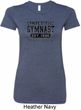 Ladies Gymnastics Shirt Competitive Gymnast Longer Length Tee T-Shirt