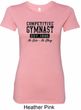 Ladies Gymnastics Shirt Competitive Gymnast Longer Length Tee T-Shirt
