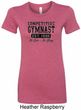 Ladies Gymnastics Shirt Competitive Gymnast Longer Length Tee T-Shirt