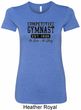 Ladies Gymnastics Shirt Competitive Gymnast Longer Length Tee T-Shirt