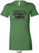 Ladies Gymnastics Shirt Competitive Gymnast Longer Length Tee T-Shirt