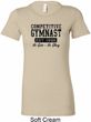 Ladies Gymnastics Shirt Competitive Gymnast Longer Length Tee T-Shirt