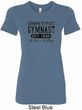 Ladies Gymnastics Shirt Competitive Gymnast Longer Length Tee T-Shirt