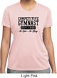 Ladies Gymnastics Shirt Competitive Gymnast Moisture Wicking T-Shirt