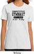 Ladies Gymnastics Shirt Competitive Gymnast Organic Tee T-Shirt