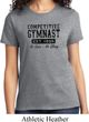 Ladies Gymnastics Shirt Competitive Gymnast Tee T-Shirt