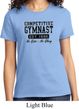 Ladies Gymnastics Shirt Competitive Gymnast Tee T-Shirt