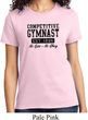 Ladies Gymnastics Shirt Competitive Gymnast Tee T-Shirt