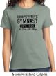 Ladies Gymnastics Shirt Competitive Gymnast Tee T-Shirt