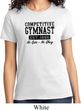Ladies Gymnastics Shirt Competitive Gymnast Tee T-Shirt