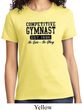 Ladies Gymnastics Shirt Competitive Gymnast Tee T-Shirt