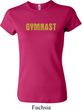 Ladies Gymnastics Shirt Gold Shimmer Gymnast Crewneck Tee T-Shirt