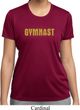 Ladies Gymnastics Shirt Gold Shimmer Gymnast Moisture Wicking T-Shirt