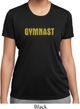 Ladies Gymnastics Shirt Gold Shimmer Gymnast Moisture Wicking T-Shirt