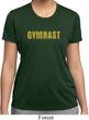 Ladies Gymnastics Shirt Gold Shimmer Gymnast Moisture Wicking T-Shirt