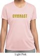 Ladies Gymnastics Shirt Gold Shimmer Gymnast Moisture Wicking T-Shirt