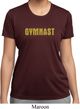 Ladies Gymnastics Shirt Gold Shimmer Gymnast Moisture Wicking T-Shirt