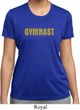 Ladies Gymnastics Shirt Gold Shimmer Gymnast Moisture Wicking T-Shirt
