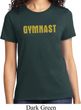 Ladies Gymnastics Shirt Gold Shimmer Gymnast Tee T-Shirt