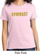 Ladies Gymnastics Shirt Gold Shimmer Gymnast Tee T-Shirt