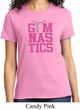 Ladies Gymnastics Shirt Gymnastics Text Tee T-Shirt