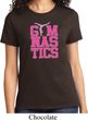 Ladies Gymnastics Shirt Gymnastics Text Tee T-Shirt