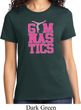 Ladies Gymnastics Shirt Gymnastics Text Tee T-Shirt