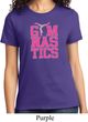 Ladies Gymnastics Shirt Gymnastics Text Tee T-Shirt