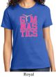 Ladies Gymnastics Shirt Gymnastics Text Tee T-Shirt